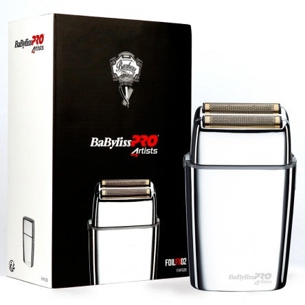 Babyliss Pro Double Foil metal razor SILVER | FOILFX02
