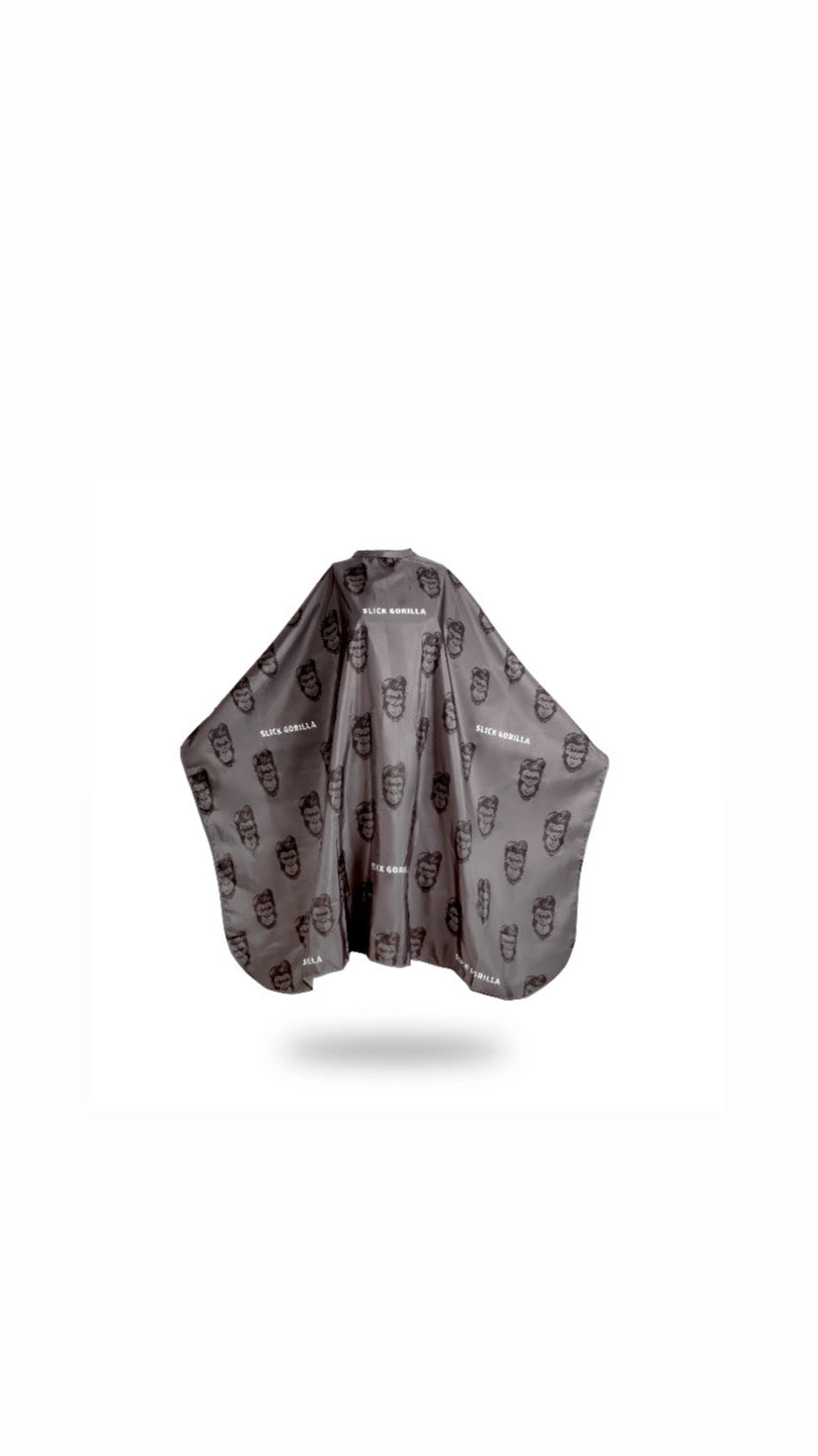 Slick Gorilla Barber Cape - cape in black and white