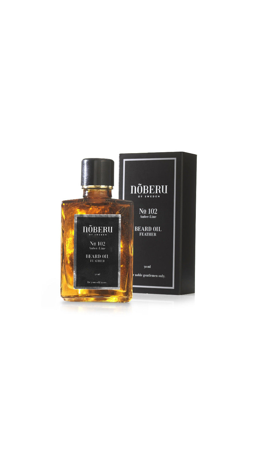 Noberu Beard Oil Feather - Amber Lime 30 ml