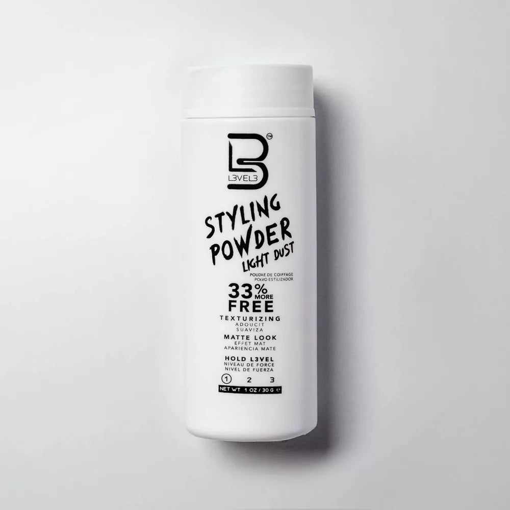 L3VEL3 - Light Hold Styling Powder - Light Hold Hair Powder 30g