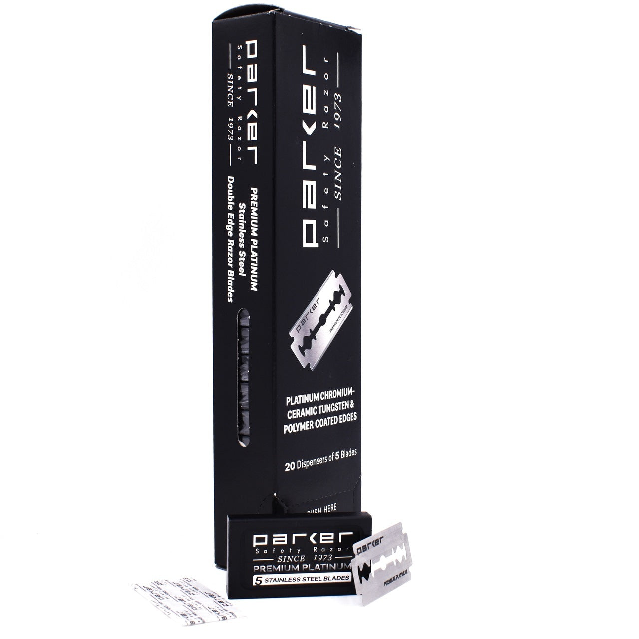 Parker Double Edge razor blades - 5 pcs/pack